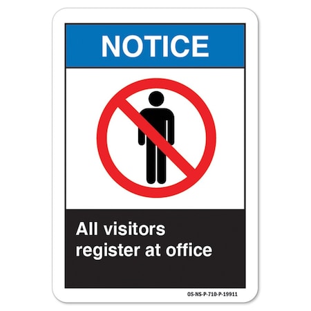 ANSI Notice, 5 Height, 7 Width, Decal